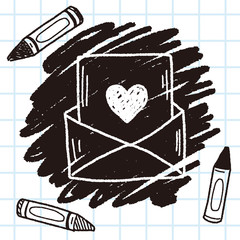 love mail doodle