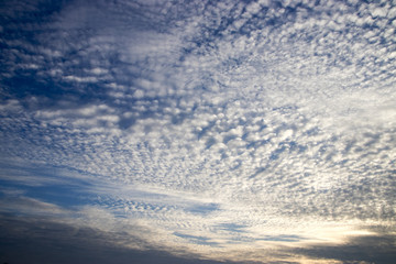 sky with clouds in the storm
