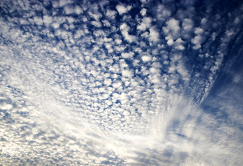 blue sky with clouds