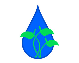 Fototapeta premium sprout droplets