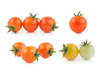 tomato on white background