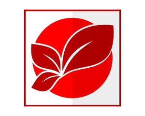 red leaves icon