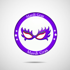 Mardi Gras Carnival background 
