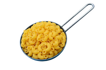 Macaroni on pan