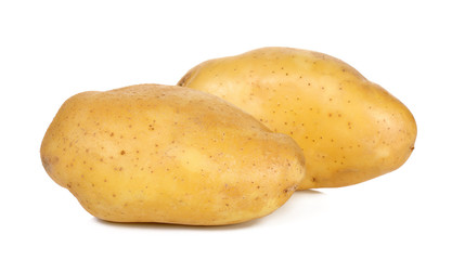 Potato isolated on the white background