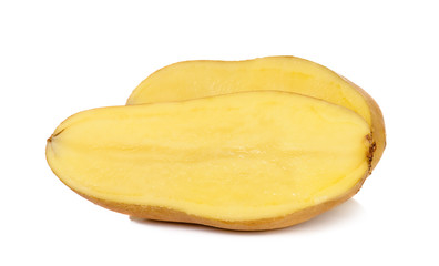 Potato isolated on the white background