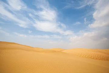 Fotobehang desert dunes background © chungking