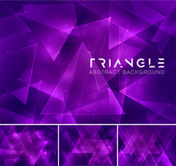 Triangle abstract background
