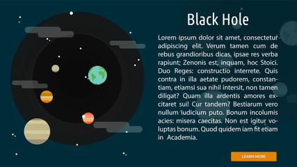 Black Hole Conceptual Banner