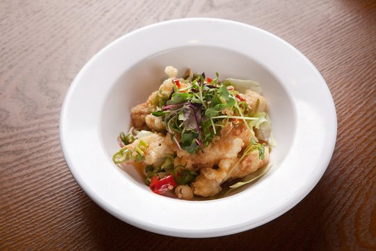 yuringi, Fried Chicken with Hot and Sour Soy Sauce, 유린기