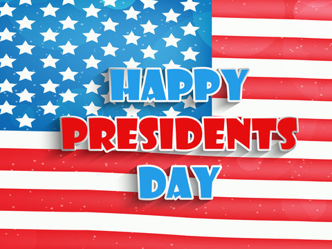 U.S.A Presidents Day background