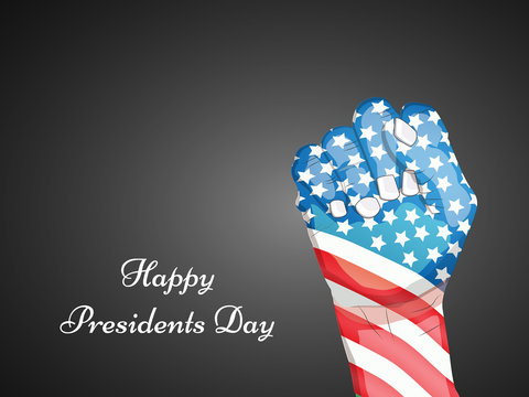 U.S.A Presidents Day background