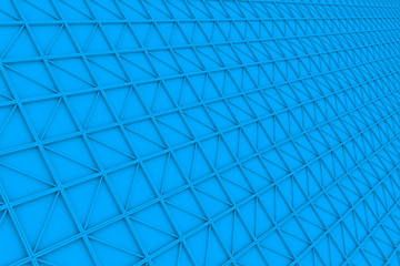 Obraz premium Wall of rectangle tiles with diagonal elements