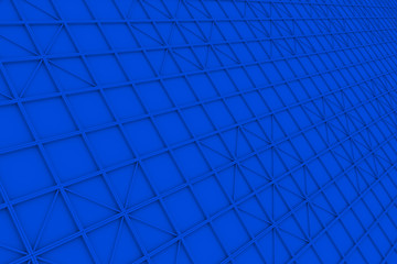 Obraz premium Wall of rectangle tiles with diagonal elements