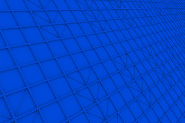 Fototapeta premium Wall of rectangle tiles with diagonal elements