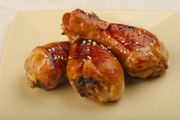 Teriyaki chicken legs