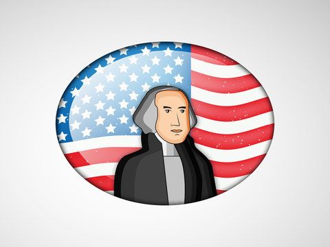 U.S.A Presidents Day background