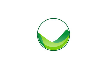icon green landscape logo