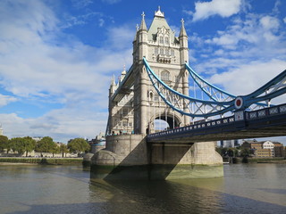 Tower Bridge on River Thames London