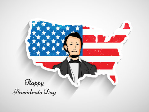 U.S.A Presidents Day background
