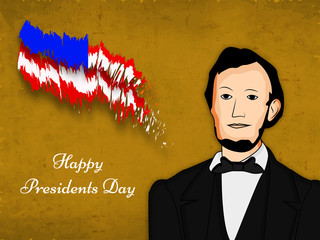 U.S.A Presidents Day background