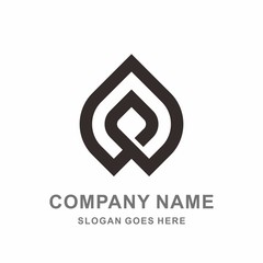 Geometric Square Circle Clover Flower Pattern Interior Motif Decoration Business Company Stock Vector Logo Design Template 