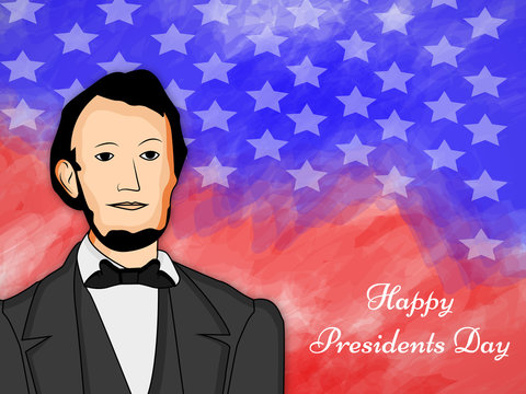 U.S.A Presidents Day background