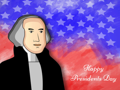 U.S.A Presidents Day background