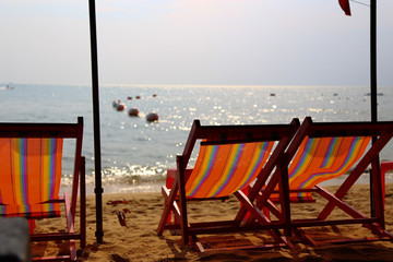 Beach chairs