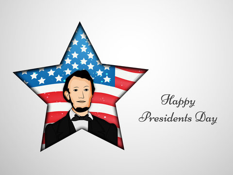 U.S.A Presidents Day background