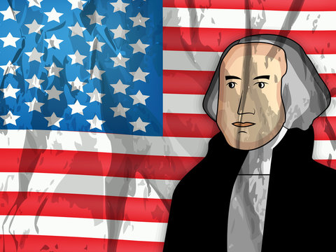 U.S.A Presidents Day background