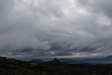 El cielo tormentoso