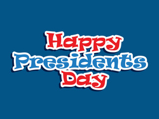 U.S.A Presidents Day background 