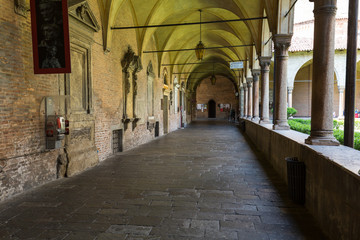   Basilica of Saint Anthony Courtyard . Padua, Italy