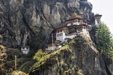 Taktshang monastery, Bhutan - Tigers Nest Monastery also know as Taktsang Palphug Monastery....