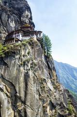 Taktshang monastery, Bhutan - Tigers Nest Monastery also know as Taktsang Palphug Monastery....