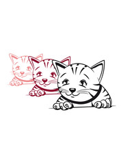 Cat baby cute design