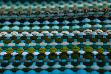 Obraz premium background, texture of colored handmade carpet