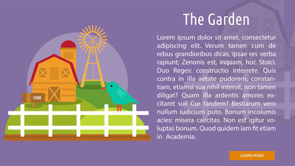 The Garden Conceptual Banner