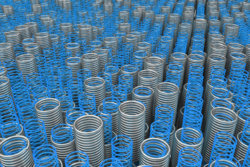 Metal and plastic springs and coils