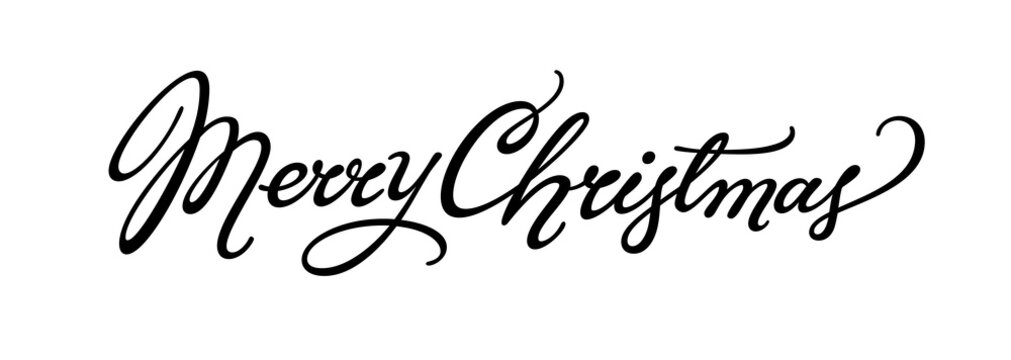 Merry Christmas Lettering