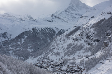 Obraz premium góra matterhorn zermatt szwajcaria