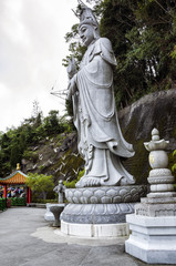 Big Standing Kuanyin statue at Chin Swee Temple, Genting Highland, Malaysia