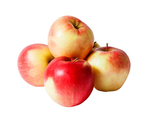 Apples isolated on white background