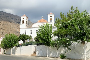 Fototapeta premium Church of Holi Trinity , Crète ,Greece 