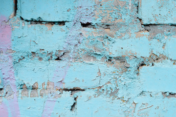 Brick texture with scratches and cracks