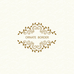 Vector design element templates