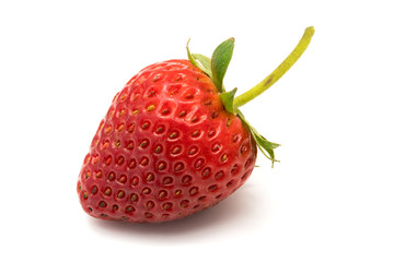 Closeup of fresh ripe strawberry