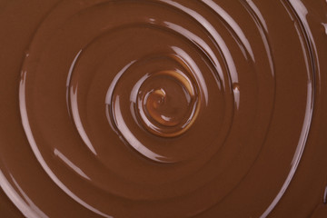 Fototapeta na wymiar twirling chocolate