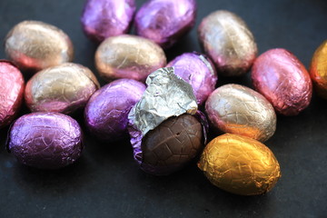 Chocolate easter eggs